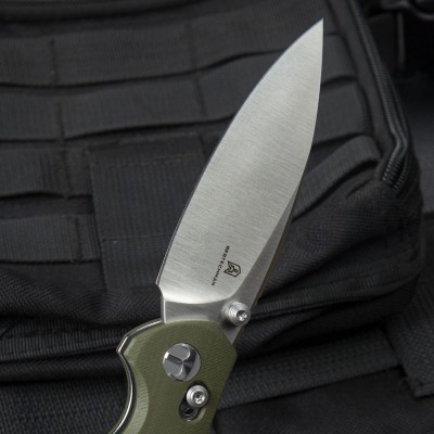 Нож Bestechman Ronan сталь 14C28N, рукоять G10 зеленая