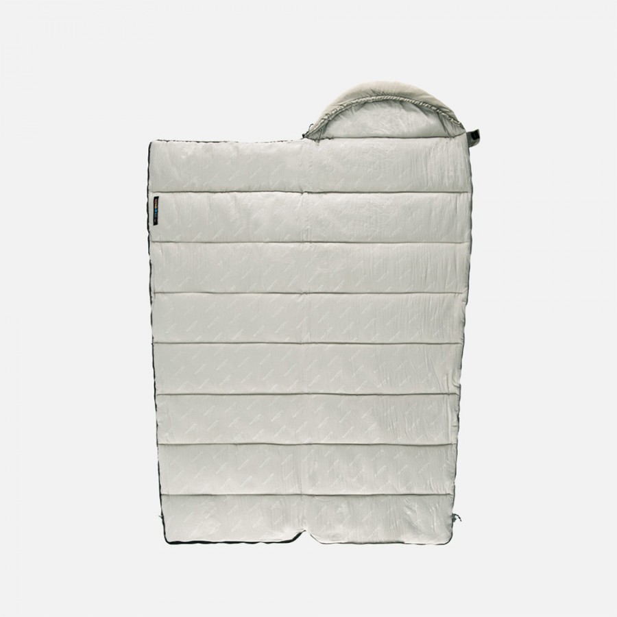 Ультралёгкий спальный мешок Naturehike NH20MSD02 M300 хлопковый с капюшоном весна осень зеленый, молния слева