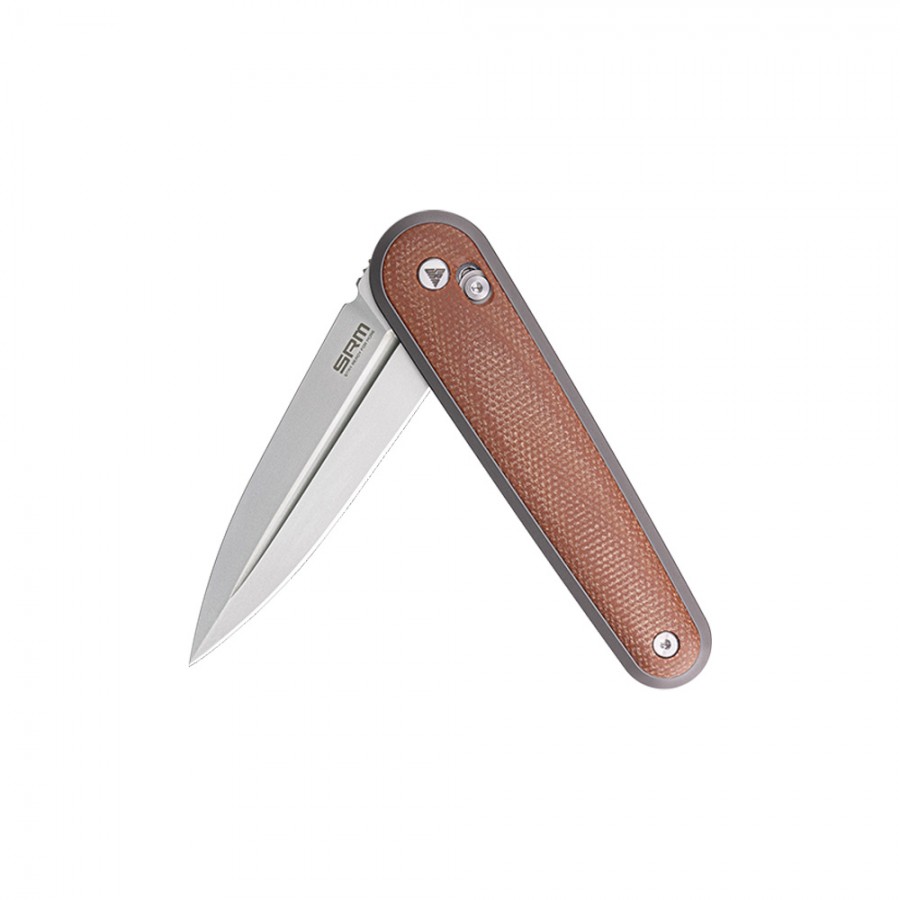 Нож складной SRM Twin 251MB-MN коричневый