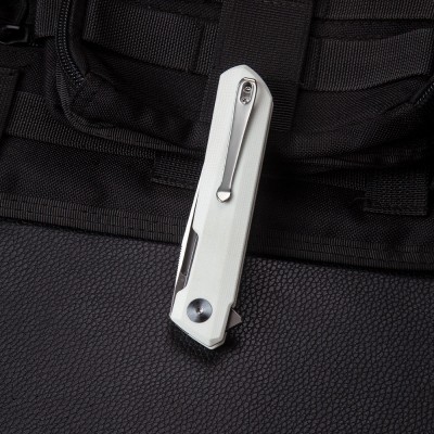 Нож Bestechman Dundee сталь D2, рукоять G10 белая