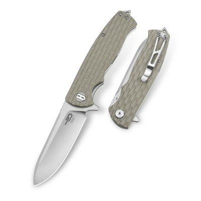 Нож Bestech Grampus сталь D2, рукоять G10 бежевая