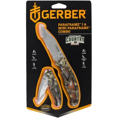 Нож Gerber Paraframe Combo,Mossy Oak, 31-003207NDIP