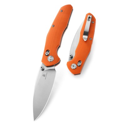 Нож Bestechman Ronan сталь 14C28N, рукоять G10 оранжевая