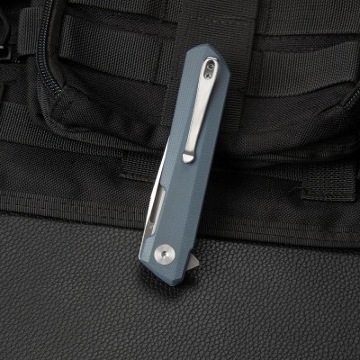 Нож Bestechman Dundee сталь D2, рукоять G10 серая