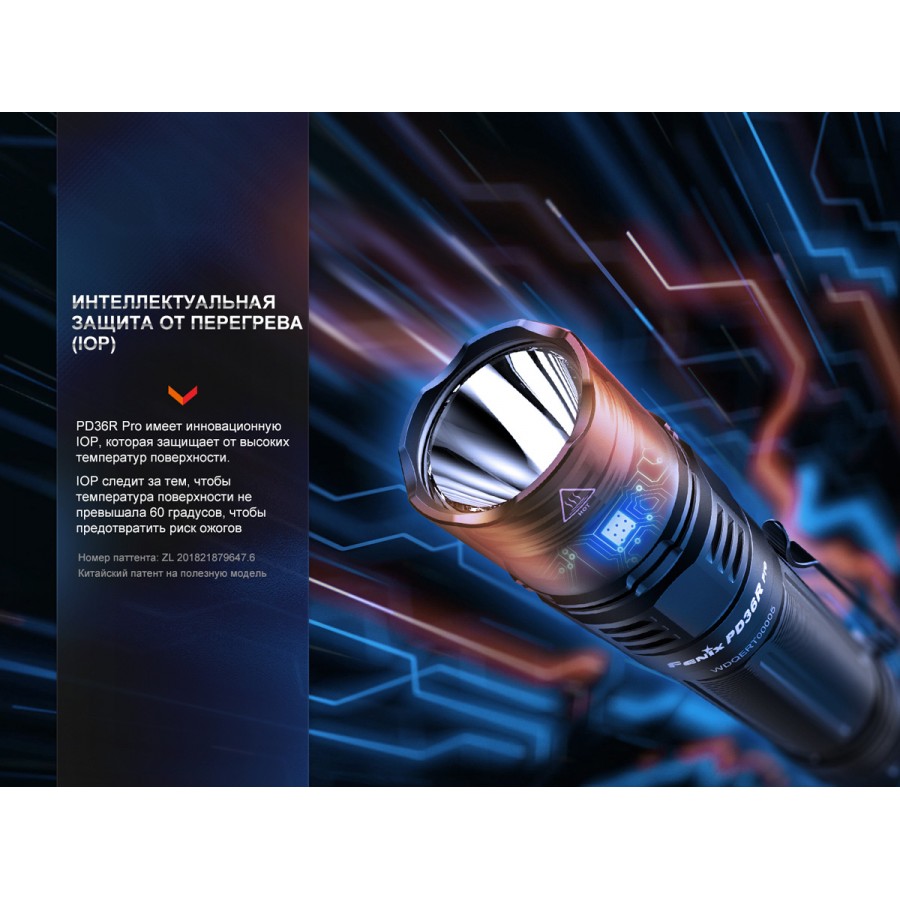 Тактический фонарь Fenix PD36R Pro, PD36RPRO