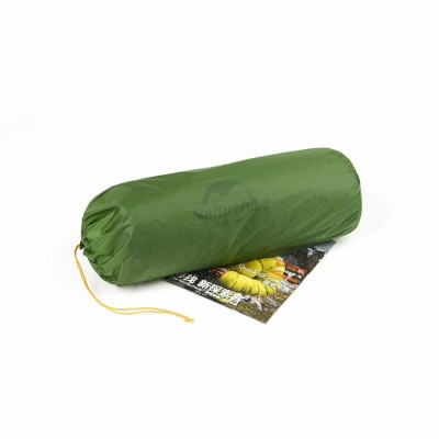 Палатка трехместная Naturehike NH17L001-L с ковриком, оранжевая, 6927595724729