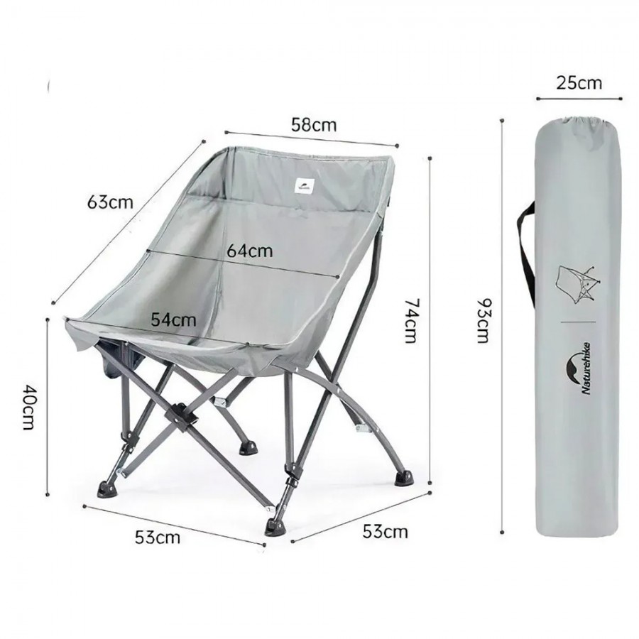 Кресло Naturehike Moon Chair CNK23JU0001 складное зелёный,6976023929724
