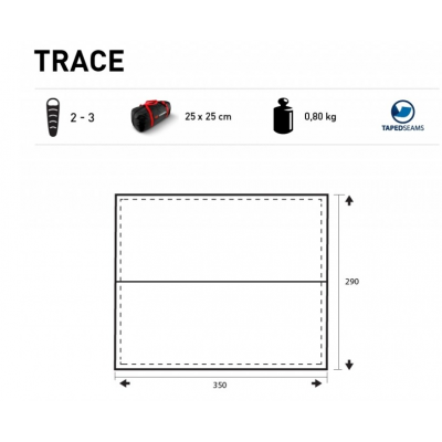 Палатка-шатер Trimm Shelters TRACE, темно-зеленый, 49259