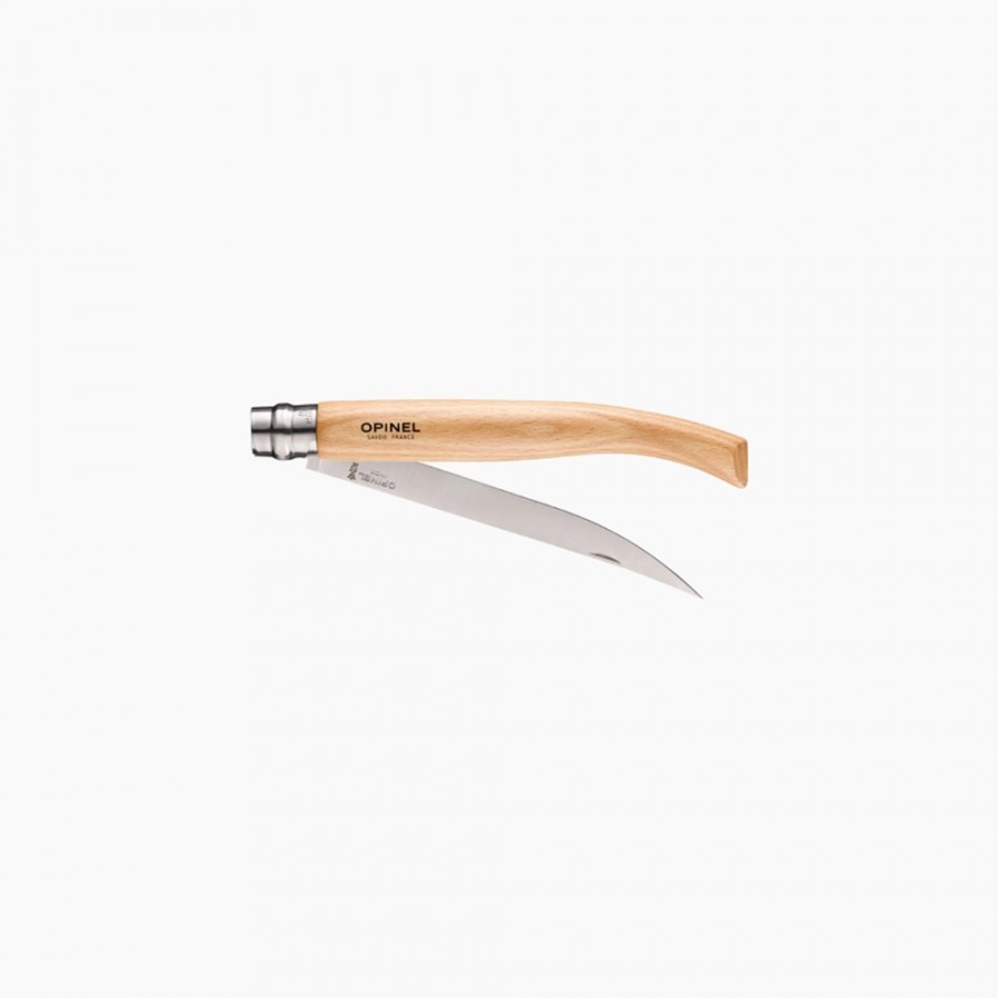 Нож филейный Opinel №15, нержавеющая сталь, рукоять из дерева бука