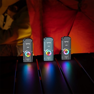 Фонарь-брелок Fenix E06R  бирюзовый