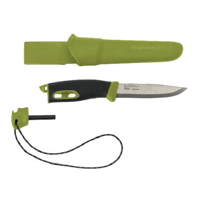 Нож Morakniv Companion Spark (S) Green, нержавеющая сталь, 13570 Нож Morakniv Companion Spark (S) Green, нержавеющая сталь, 13570