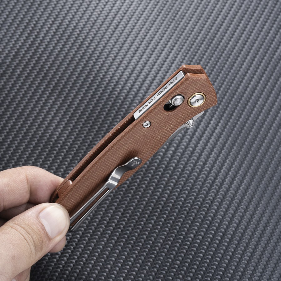 Нож складной SRM Medal 255L-MN коричневый