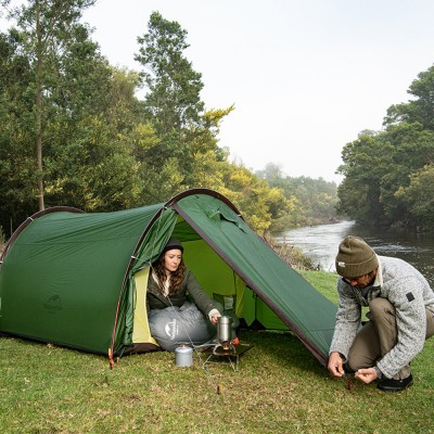 Палатка 2-местная Naturehike Сloud Tunnel NH20ZP006, 20D , зеленый, 6927595761977