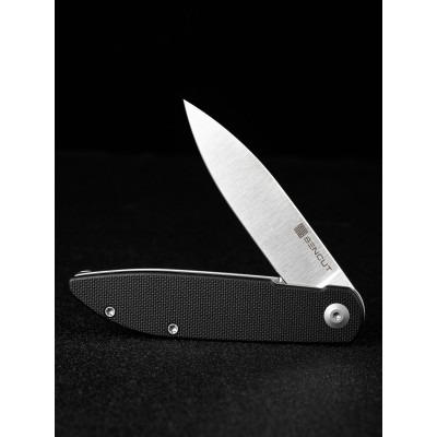 Складной нож SENCUT Bocll II D2 Steel Satin Handle G10 Black