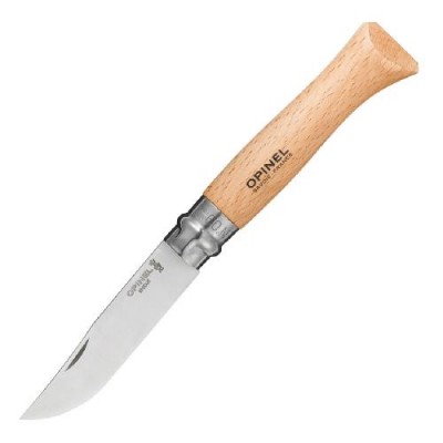 Нож Opinel №9,  нержавеющая сталь, рукоять из дерева бука, блистер, 001254