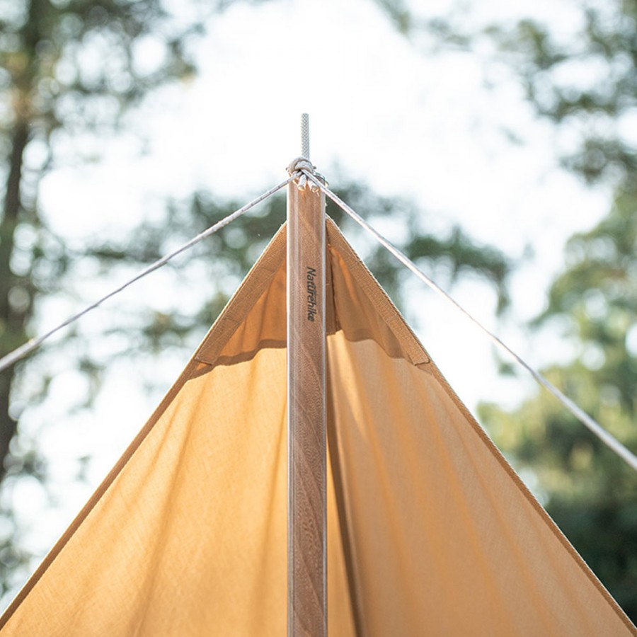Стойка для тента Naturehike NH20PJ048 алюминиевый сплав 2.8 м, 4 секции, цвет дерево, 6927595782552