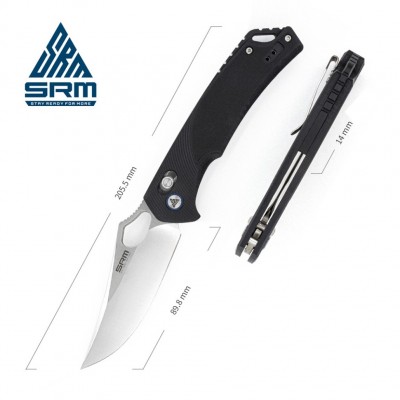Нож складной SRM Retreiver 9202 черный