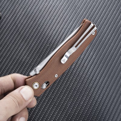 Нож складной SRM Medal 255L-MN коричневый