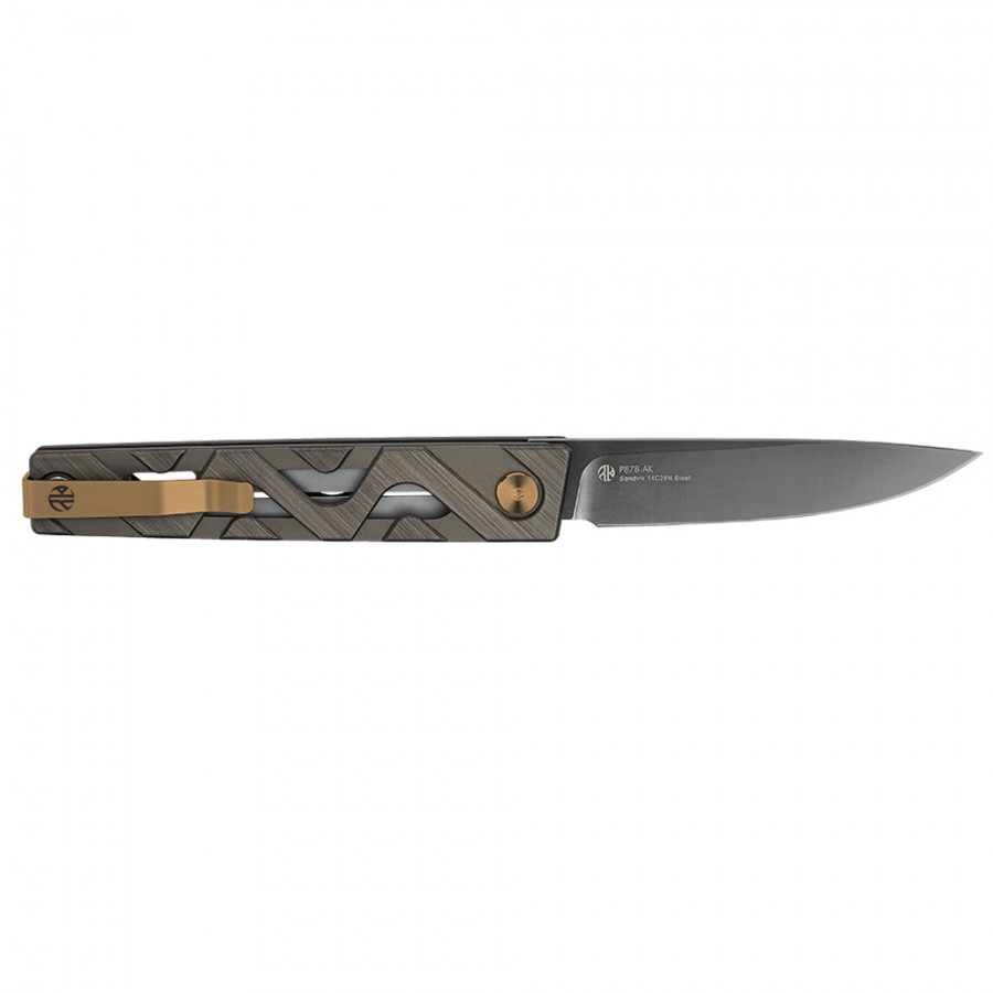 Нож Ruike P878-AK, бронзовый