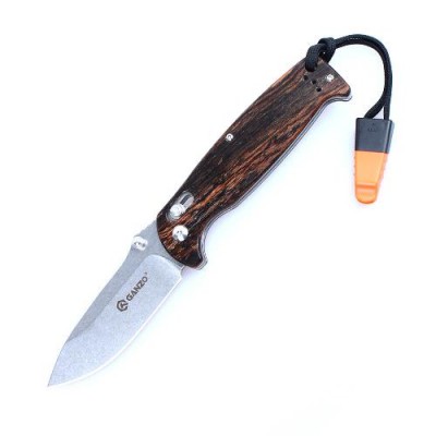 Нож Ganzo G7412-WS светлое дерево, G7412-WD1-WS