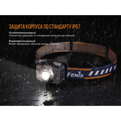 Налобный фонарь Fenix HL30 (2018) Cree XP-G3 серый, HL30GY2018