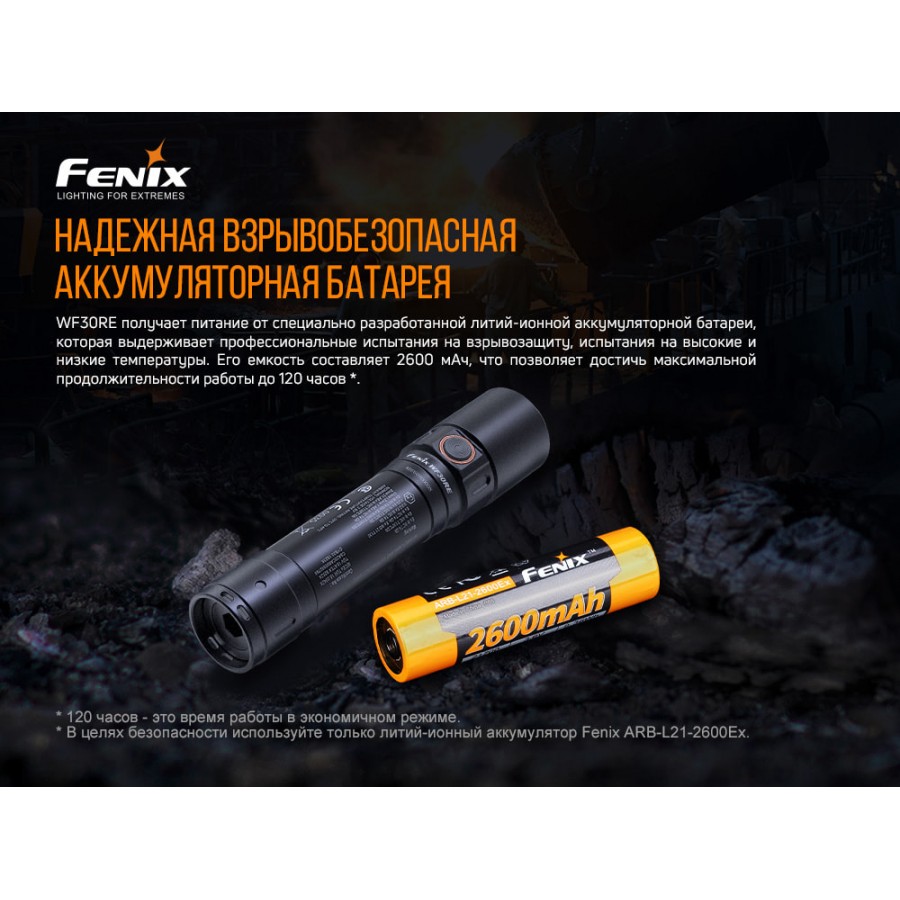 Фонарь Fenix WF30RE