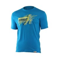 Футболка  мужская Michal/ кор.рукав/ шерсть 160/ голубой/ XXL, Michal5151XXL