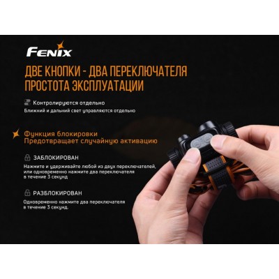 Набор Fenix HM65R LED Headlight+E-LITE, HM65RE-LITE