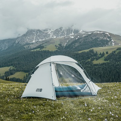 Палатка Naturehike Bealock CNK2350WS011 двухместная серая,6976507661607