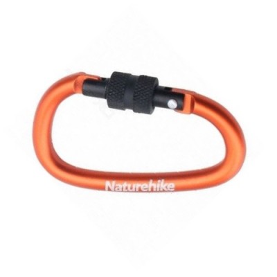 Карабин многофункциональный с муфтой Naturehike NH15A008-D D-Type 8cm оранжевый Карабин многофункциональный с муфтой Naturehike NH15A008-D D-Type 8cm оранжевый
