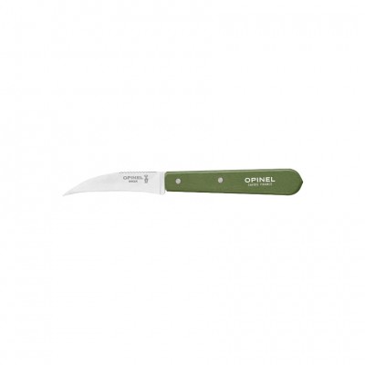 Нож столовый Opinel №114, деревянная рукоять, блистер, нержавеющая сталь, темно-зеленый 003130