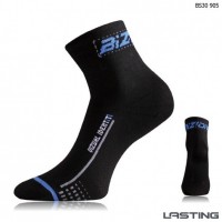 Носки Lasting BS30 905, microfiber+nylon, черный с синий полоской, размер S , BS30905S Носки Lasting BS30 905, microfiber+nylon, черный с синий полоской, размер S , BS30905S