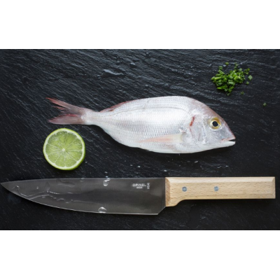 Нож шеф-повара Opinel №118, деревянная рукоять, нержавеющая сталь, 001818