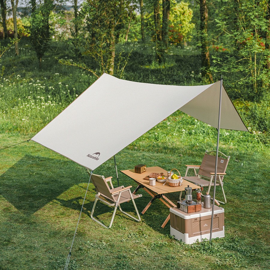 Палатка Naturehike Ango Picnic CNK2450WS021 трёхместная c навесом бежевая c черным Палатка Naturehike Ango Picnic CNK2450WS021 трёхместная c навесом бежевая c черным