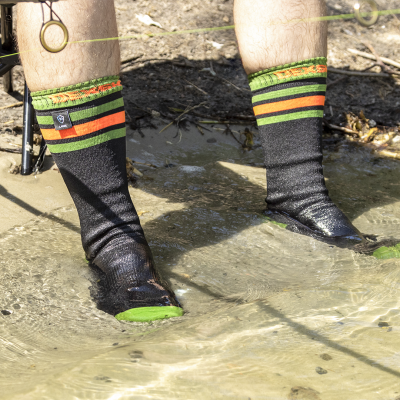 Водонепроницаемые носки DexShell Ultra Dri Sports Socks S (36-38) с оранжевой полосой, DS625W-BOS