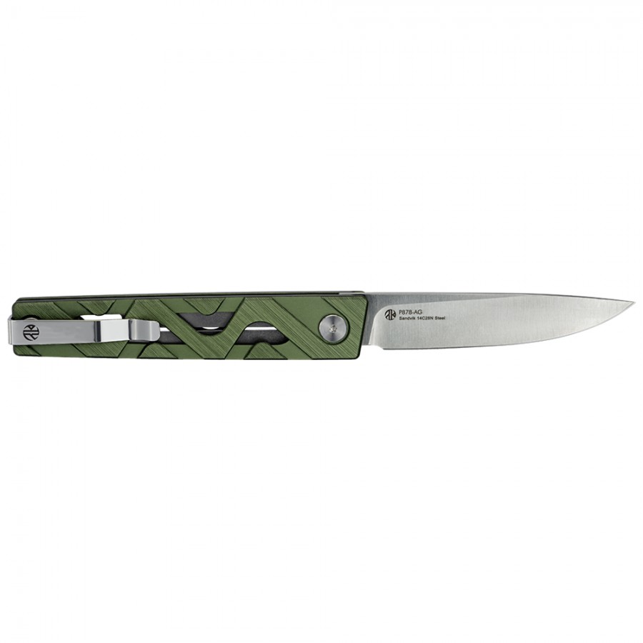 Нож Ruike P878-AG, зеленый