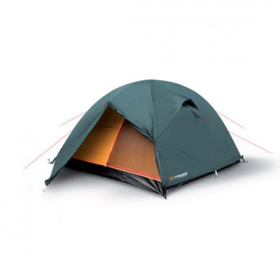 Миниатюрная палатка Trimm OREGON, зеленый 3+1