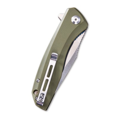 Складной нож CIVIVI Baklash 9Cr18MoV Steel Satin Finished Handle G10 Green