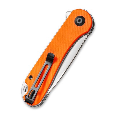 Складной нож CIVIVI Elementum D2 Steel Satin Finished Handle G10 Orange