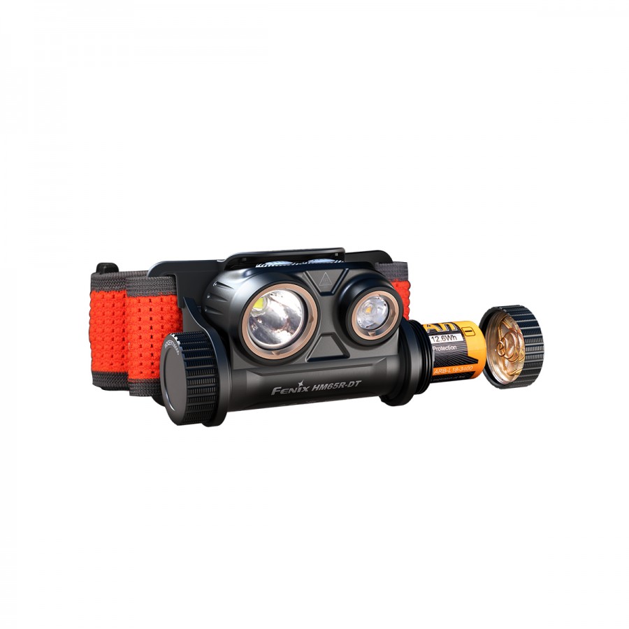 Налобный  фонарь Fenix HM65R-DT Dual LED 1500 Lm Black