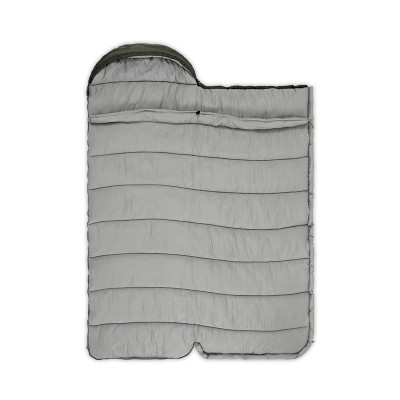 Спальный мешок Naturehike U250 U Series Twine Cotton зелёный, молния слева