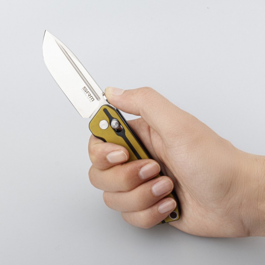 Нож складной SRM Rubik 7228 желтый Нож складной SRM Rubik 7228 желтый
