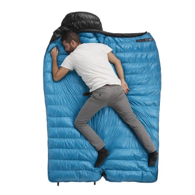 Мешок спальный Naturehike CW400 NH18C400-D с утиным пухом, размер M, черный