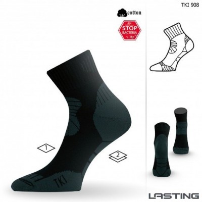 Носки Lasting TKI 908, cotton+polypropylene, черный, размер M , TKI908M Носки Lasting TKI 908, cotton+polypropylene, черный, размер M , TKI908M