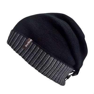 Шапка водонепроницаемая Dexshell Beanie Slouch, DH382B черный