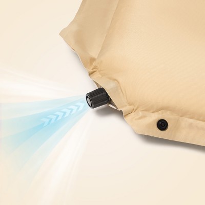 Коврик Naturehike CNK2300DZ014 D01 самонадувной с подушкой бежевый 3см, 6976507663397