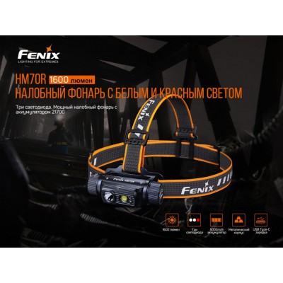Набор Fenix HM70R + E-LITE, HM70RE-LITE