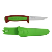 Нож Morakniv Basic 511 лимитированный 2024 углеродистая сталь, пласт. ручка (терракотовая) зеленая вставка, 14281 Нож Morakniv Basic 511 лимитированный 2024 углеродистая сталь, пласт. ручка (терракотовая) зеленая вставка, 14281