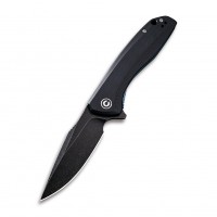 Складной нож CIVIVI Baklash 9Cr18MoV Steel Black Stonewashed Handle G10 Black Складной нож CIVIVI Baklash 9Cr18MoV Steel Black Stonewashed Handle G10 Black