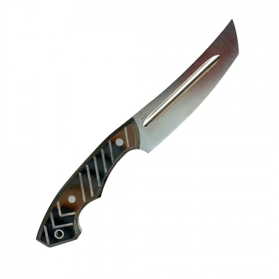 Нож с фиксированным лезвием Vostron Tankut сталь VG10 с ножнами из кайдекса карбон VSTV10-K